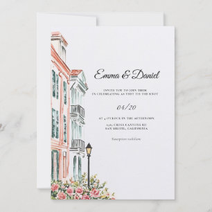 Invitación boda en charleston SC