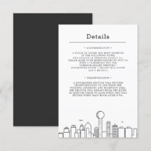 Boda en Dallas, Texas | Detalles de invitados