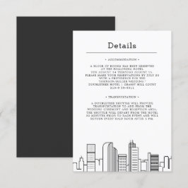 Invitación Boda en Denver, Colorado | Detalles de Invitados