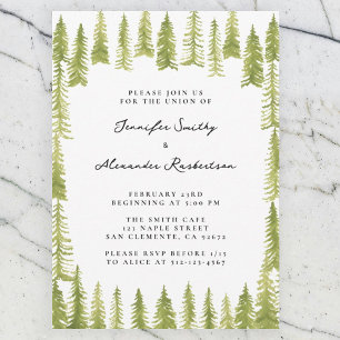 Invitación Boda en el bosque