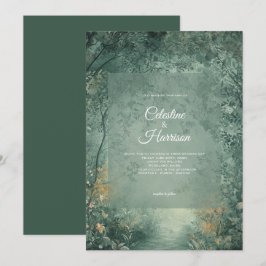 Invitación Boda en el Bosque Encantado