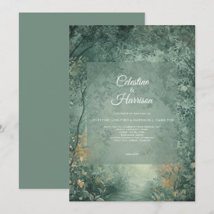 Invitación Boda en el Bosque Encantado