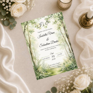 Invitación Boda en el Camino del Bosque