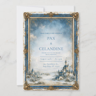 Invitación Boda en el Castillo Azul de Invierno