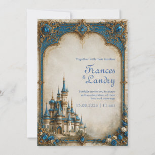 Invitación Boda en el Castillo de la Joya de Zafiro
