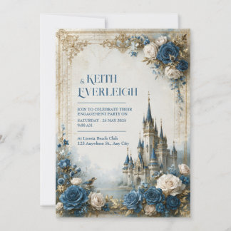 Invitación Boda en el Castillo de la Rosa Azul