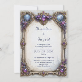 Invitación Boda en el Castillo de la Rosa de Amatista