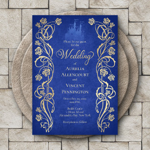 Invitación Boda en el Castillo de la Rosa Encantada