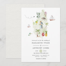 Invitación Boda en el destino de Santa Lucía