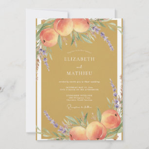 Invitación Boda en el huerto vivo ocre