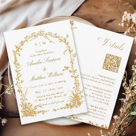 Invitación Boda en el Jardín Botánico Ámbar Todo en Uno