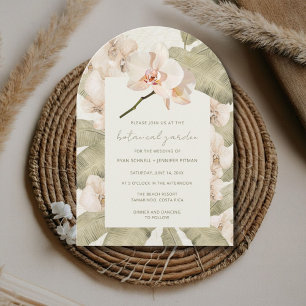 Invitación Boda en el Jardín Botánico de Orquídeas Tropicales