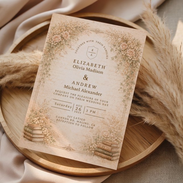 Invitación Boda en el Jardín Botánico Romántico de Flores Sil (Subido por el creador)