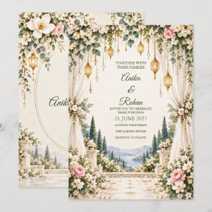 Invitación Boda en el Jardín de Cristal