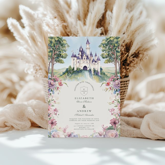 Invitación Boda en el jardín de cuento de hadas Castlecore  (Subido por el creador)