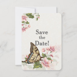 Invitación Boda en el Jardín de Mariposas Guardar la Fecha