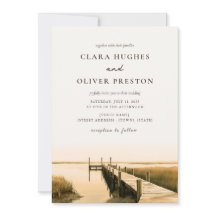 Boda en el pantano de Lowcountry con escritura en 