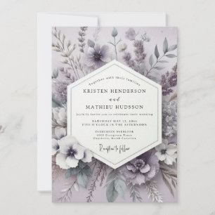 Invitación Boda en el sereno prado de Heather