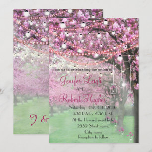 Invitación boda en flor de cerezo