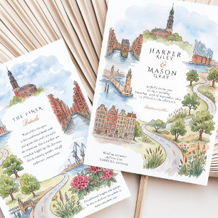 Invitación Boda en Hamburgo Alemania