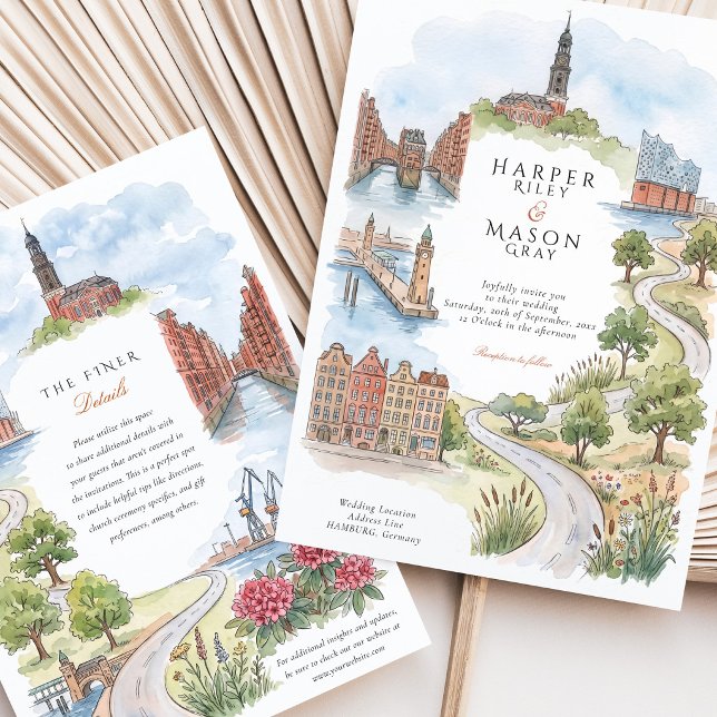 Invitación Boda en Hamburgo Alemania (Subido por el creador)