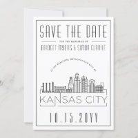 Boda en Kansas City Estilizada Salva la Fecha