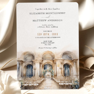 Invitación Boda en la Biblioteca Pública de Nueva York