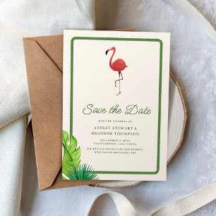 Invitación Boda en la Costa de los Trópicos de Flamenco - Sal