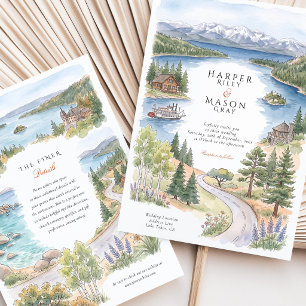 Invitación Boda en la Isla Fannette de la Bahía Esmeralda del