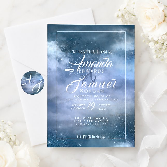 Invitación Boda en la nube nueve (Subido por el creador)