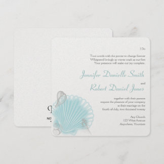 Invitación Boda en la playa de las Aguas Azules