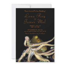 Boda en la playa del Octopus del Océano Profundo