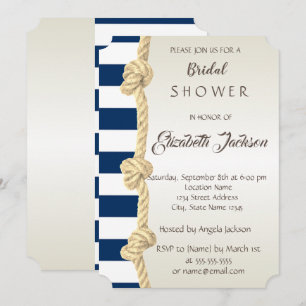 Invitación Boda en la playa, pista de la marina, ducha nupcia