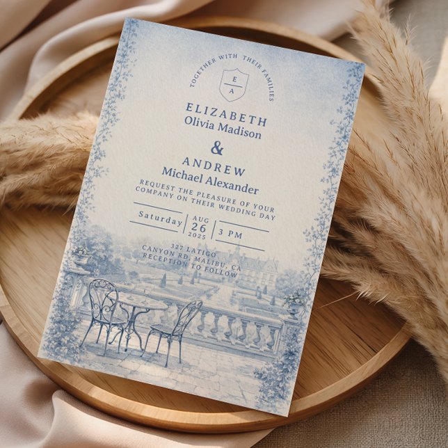 Invitación Boda en la terraza de French Blue Estate (Subido por el creador)