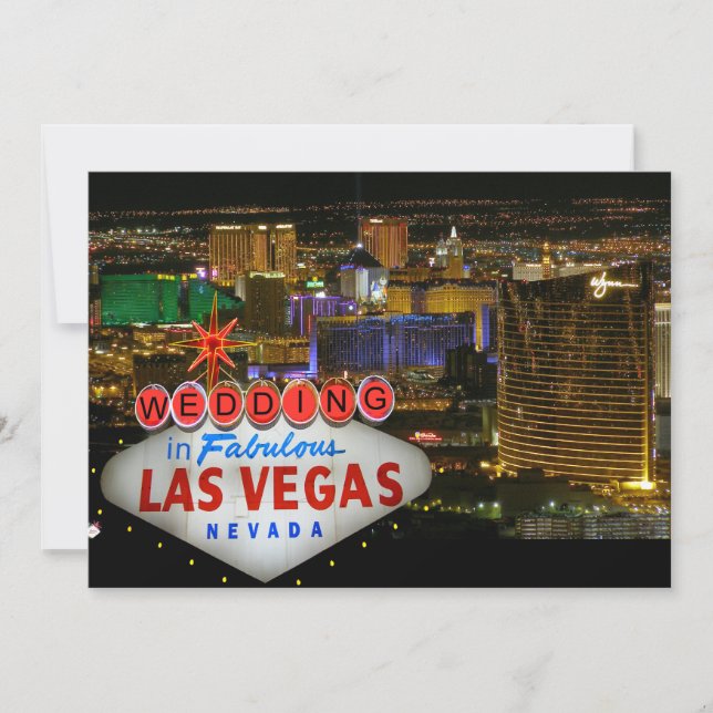Invitación Boda en Las Vegas (Anverso)