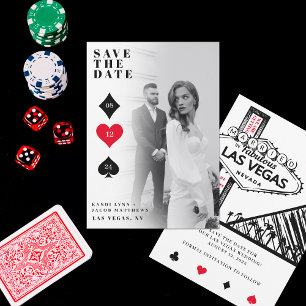 Invitación Boda en Las Vegas Guardar la Fecha