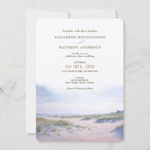 Invitación Boda en Outer Banks NC