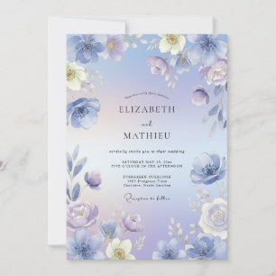 Invitación Boda en prado sereno de vincapervinca