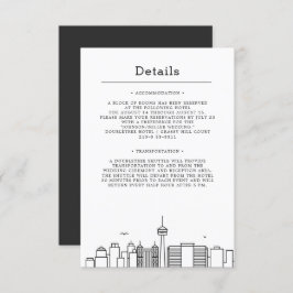 Invitación Boda en San Antonio | Detalles del Invitado