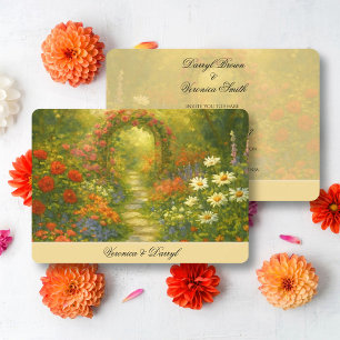 Invitación Boda en un pintoresco jardín inglés