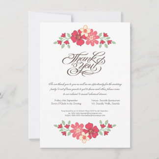Invitación Boda Ensayo Cena Flores Rústicas Florales
