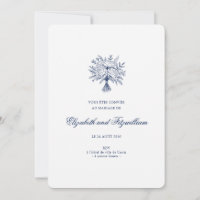 Boda Esbozo minimalista de Bouquet