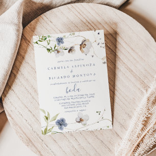 Invitación Boda español de Floral Forestal Silvestre