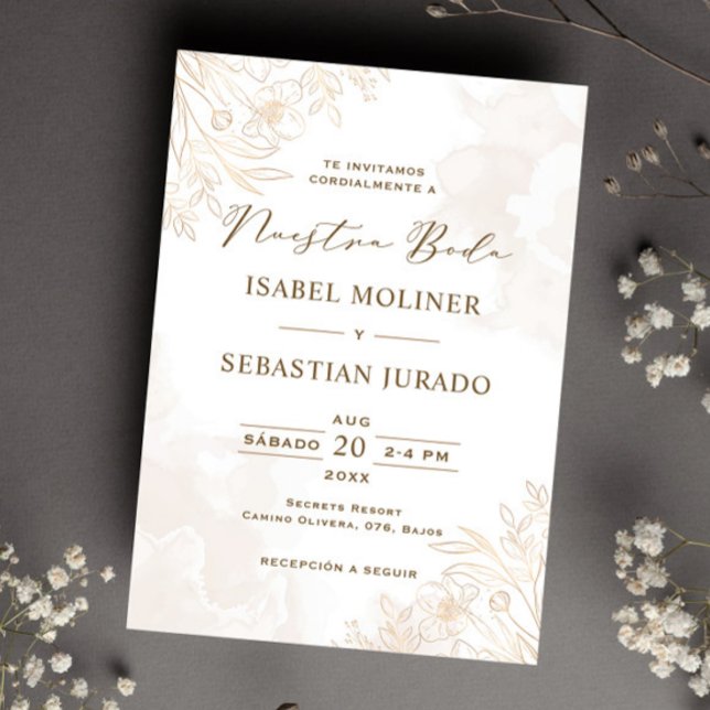 Invitación Boda español de Nuestra Boda (Subido por el creador)