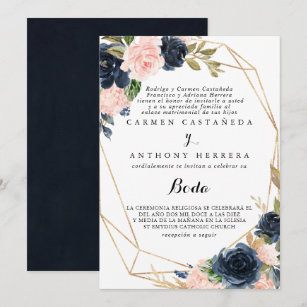 Invitaciones de boda Español único | Zazzle.es