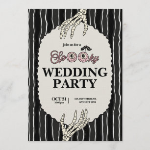 Invitación Boda Espeluznante Hasta que la Muerte nos Separe