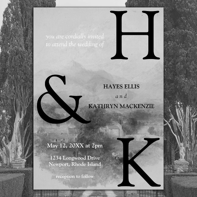 Invitación Boda estético clásico romántico (Subido por el creador)