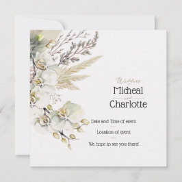 Invitación Boda estilo Boho-personalizable