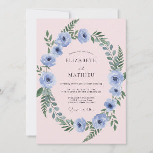 Invitación Boda Etérea Pastel de Acenoria