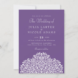 Invitación Boda Étnica Botánica Boho de Acento